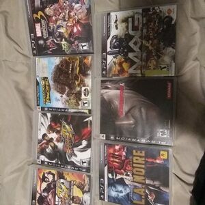 Lot Motor Storm Pacific Rift Playstation 3 PS3 Complete Street Fighter IV Rare